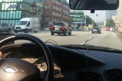 Auf dem Weg zum Hotel